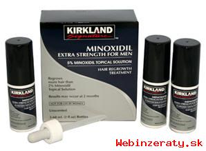 KIRKLAND Minoxidil 5% - trojmesacna kura