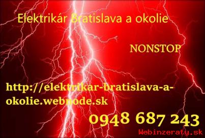 elektrikr Bratislava a okolie-NONSTOP