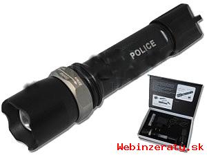 Taktick policajna baterka - LED xenon,n