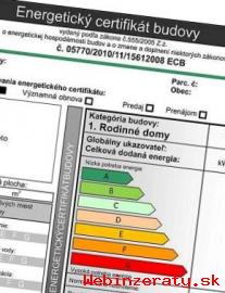 Energetick certifikty budov