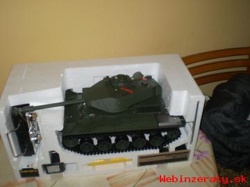 RC tank US M41A3 Bulldog 1:16,zvuk, dym,