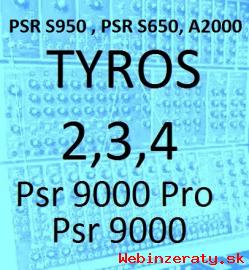 Zvuky pro Tyros 2,Tyros 3,4 Psr 650,Psr9