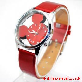 Damske hodinky Mickey pink / red