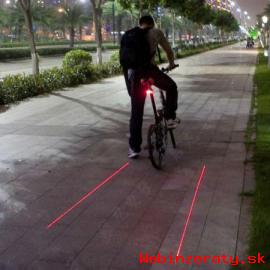 laserove zadne svetlo na bicykel