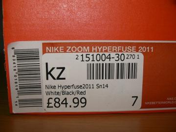 Nike ZOOM Hyperfuse 2011