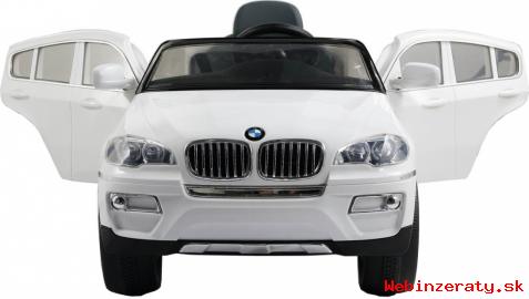 Predám elektrické autíčko BMW X6 biele