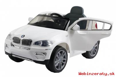 Predám elektrické autíčko BMW X6 biele