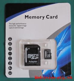 32 GB a 64 GB micro sd a 8 GB sd karty