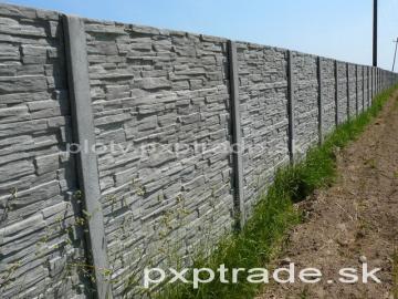 Vyrobky z betonu - dlazby, obklady, plot