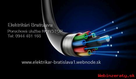 Elektrikár Bratislava - poruchová služba