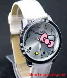 Hello Kitty hodinky biele