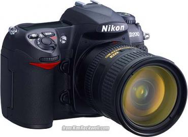 NIKON D200 + objektivy a blesk a Sony fu