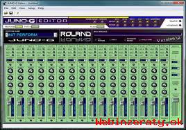 Roland Juno  G - 2. 0 Workstation-sample