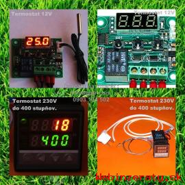 Digitalny termostat, LCD vlhkomer, teplo