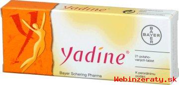 Antikoncepcia Yadine - Predm