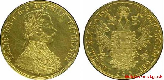 Vkup zlatch minc Bratislava