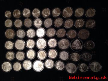 Zbierka minc SK Ag 1993-2008 BU