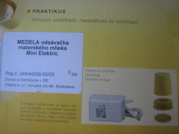 Predam odsavacku Medela Mini Electric