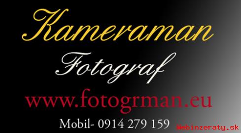 Profesionlny kameraman - fotograf