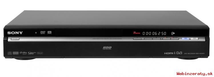 Predm DVD rekordr s HDD SONY RDR-HXD97