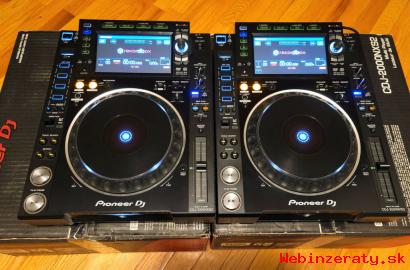 2x Pioneer CDJ-2000NXS2 a 1x DJM-900NXS2