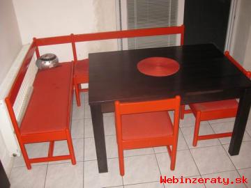 kuchynsk stl, stoliky a lavica