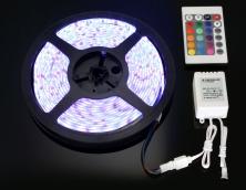 RGB LED pasik 5m, vodeodolny, zaliaty