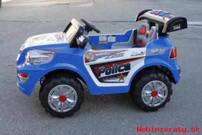 Elektrické autíčko Jeep Polícia s DO