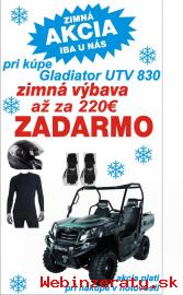 tvorkolka Gladiator UTV 830-Zimn akcia