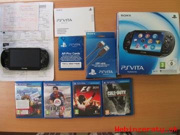 PlayStation Vita+4 kusy hier+4gb karta