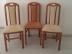 Stoličky z čerešňového dreva  - čalúnené